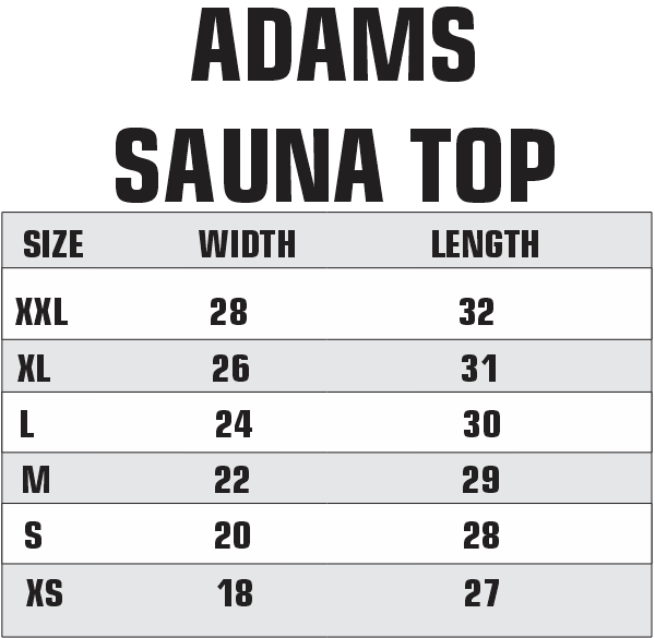 Adams Sauna Suit Pro – Advanced Weight Cut Suit