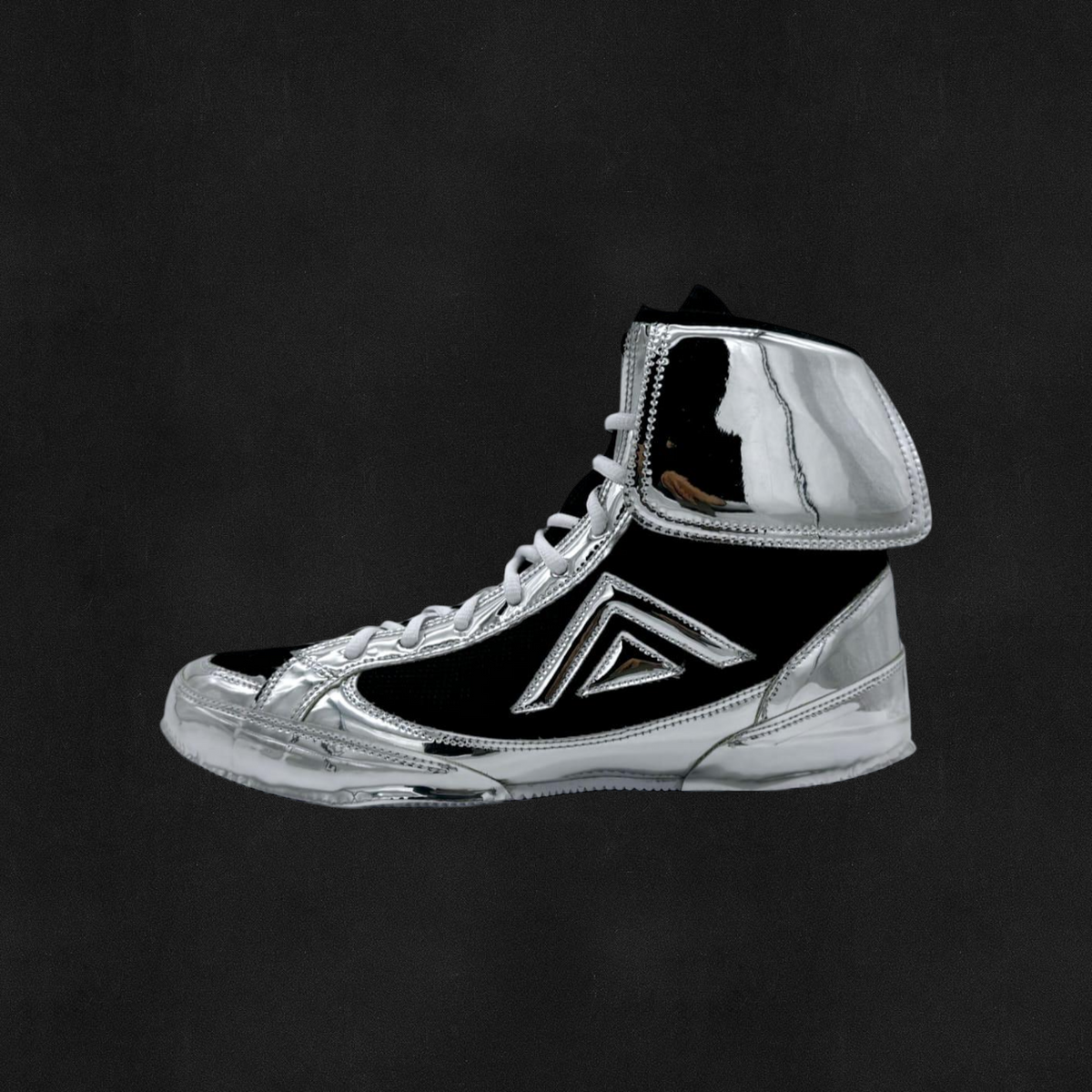 Adams Flite Pro – Chrome & Black Boxing Boots [ Pre Order Sep 25TH ]